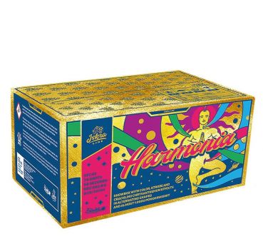 Funke Fireworks Iskra Line Silvester Show-Box "Harmonia" 74 Schuss